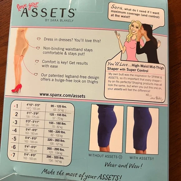 SPANX ASSETS Nude Super Hi Mid-Thigh Shaper - Picture 3 of 4